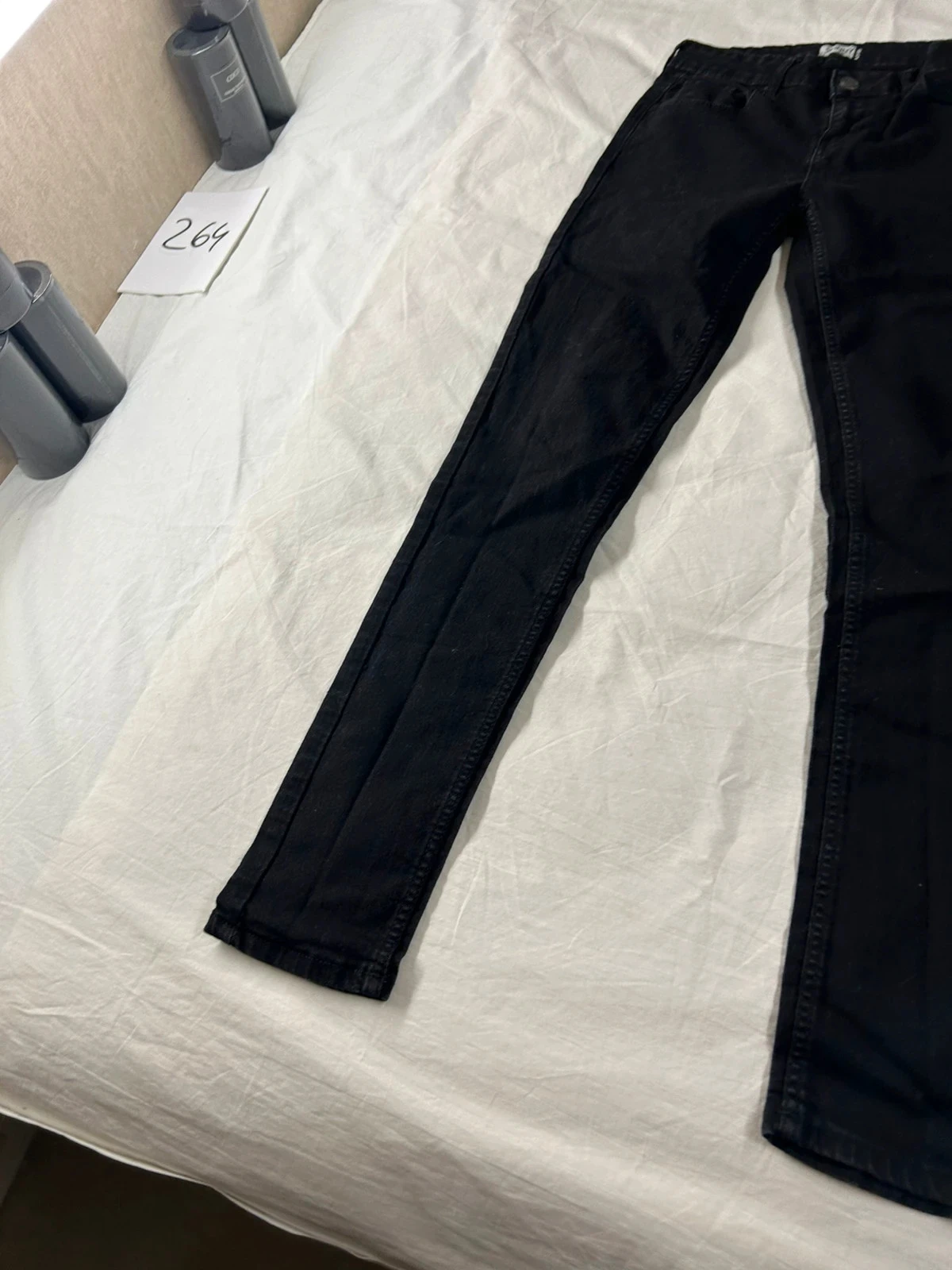 Jeans pretos skinny kiabi tamanho 36 – photo 5